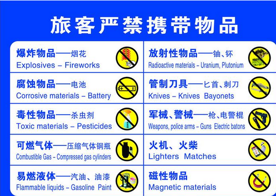 安檢門(mén)能檢出什么東西